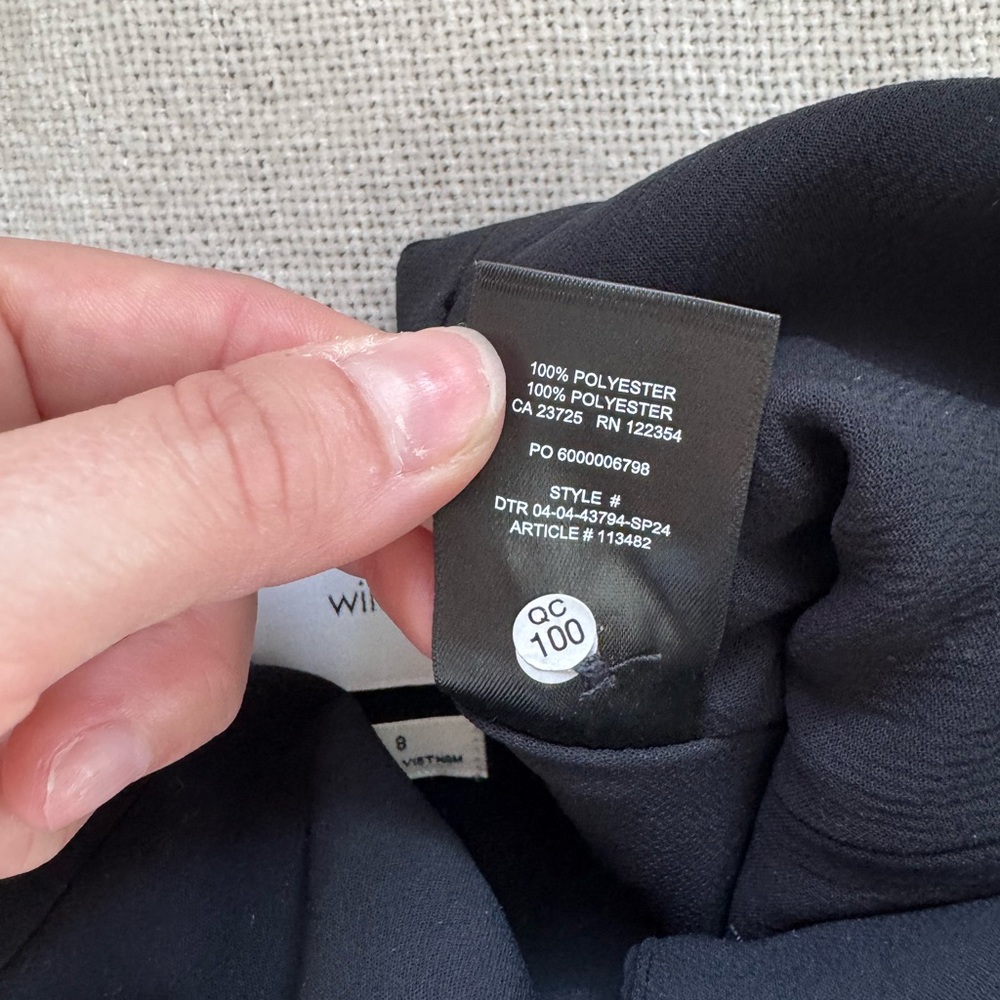 Aritzia Wilfred Vito Vest Crepette Size 8 - Picture 6 of 6
